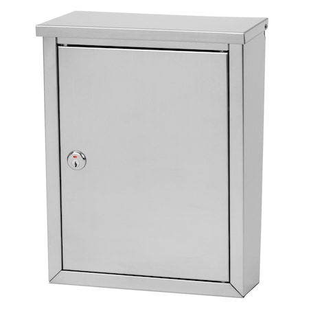 Architectural Mailboxes Mailbox, Stainless Steel, Wall Mount, Small 2507PS-10